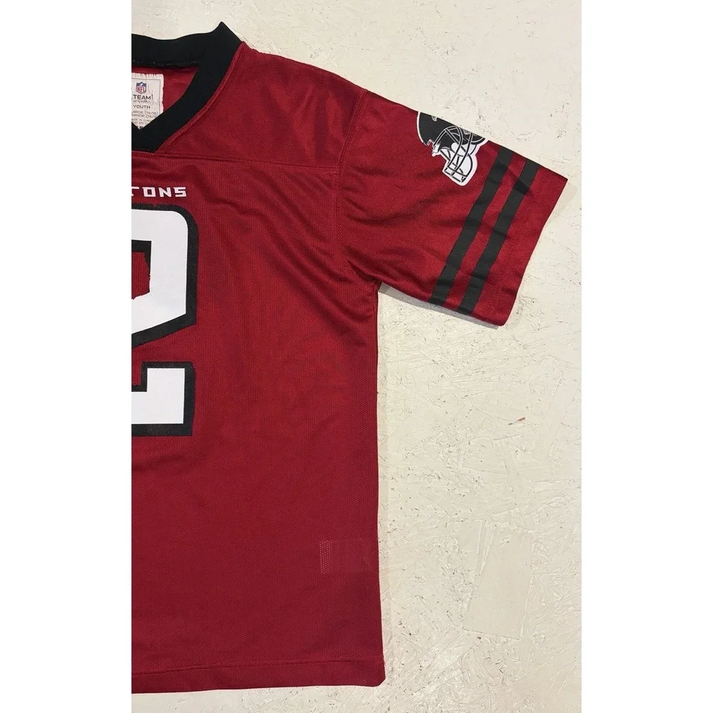 Matt Ryan Atlanta Falcons Jersey Youth XL Home Red #2 Football NFL‎ Boys
